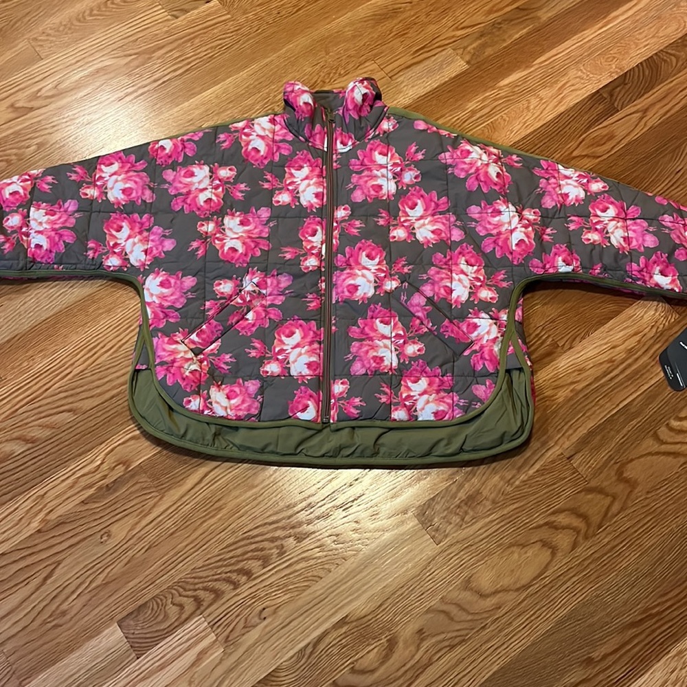 NWT Free People Movement Printed Pippa Packable Puffer Jacket XS - Picture 3 of 15